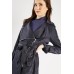 Side Flap Pockets Zipped Trench