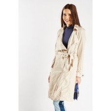 Side Flap Pockets Zipped Trench