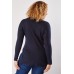 Side Slit Front Pockets Knit Top