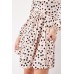 Silky Polka Dot Skater Dress