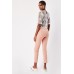 Skinny Fit Trousers In Blush