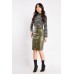 Slanted Zip Faux Leather Skirt