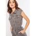 Sleeveless Denim Playsuit