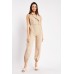 Sleeveless Double Breasted Jumpsuit