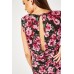 Sleeveless Floral Ruched Mini Dress