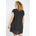 Slouchy Open Pocket Front Tunic Dress