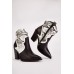 Snake Insert Print Court Boots