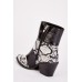 Snake Mixed Court Heeled Boots