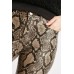 Snake Print Skinny Trousers