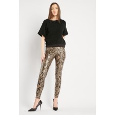 Snake Print Skinny Trousers