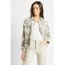 Snake Skin Print Cotton Jacket