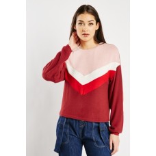 Soft Knit Contrasted Top