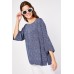 Speckled 3/4 Length Sleeve Top