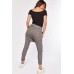 Speckled Jersey Knit Harem Trousers