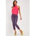 Speckled Print Capri Trousers