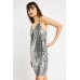 Strappy Sequin Mini Dress