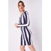 Striped Bodycon Mini Dress