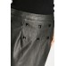 Studded Faux Leather Midi Skirt