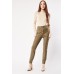 Suedette Olive Trousers