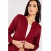 Textured Burgundy Open Blazer