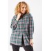 Textured Checkered Buttoned Shirt