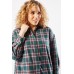 Textured Checkered Buttoned Shirt