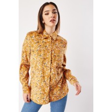 Textured Floral Cotton Shirt