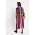 Textured Multi Striped Coat