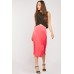 Textured Pencil Midi Skirt