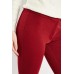 Textured Wine Skinny Trousers