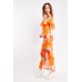 Tie Dyed Print Maxi Dress