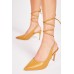 Tie Up Around Ankle Court Heels