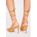 Tie Up Around Ankle Court Heels