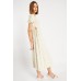 Tie Up Drawstring Side Maxi Dress