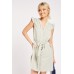 Tie Up Frilled Sleeve Dress