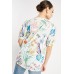 Tropical Print Short Sleeve Top