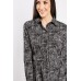 Tweed Pattern Print Shirt Dress