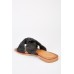 Twisted Strap Flat Slides