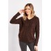 V-Neck Cable Knitted Jumper