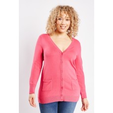 V-Neck Cotton Cardigan