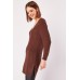 V-Neck Loose Knit Metallic Insert Jumper