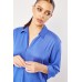 V-Neck Royal Blue Blouse