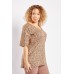 V-Neck Speckled Top