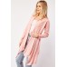 Waterfall Ribbed Open Cardigan