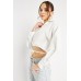 Wrap Collared Crop Top