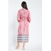 Wrap Front Printed Tea Dress