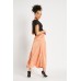 Wrap Sateen Maxi Skirt