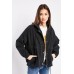 Zipped Cotton Side Pockets Jacket